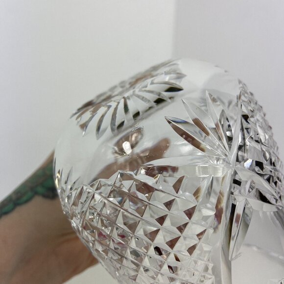 Waterford Vtg Heavy 14 oz Tankard Dunmore w/ Crest 4.5" Tall Mug Handles - Picture 11 of 11